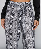 So Sassy Tie Waist Snake Print Pants provides a stylish start to creating your best summer outfits of the season with on-trend details for 2023!