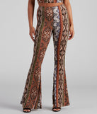 Boho Dreamer Printed Flare Pants is a trendy pick to create 2023 festival outfits, festival dresses, outfits for concerts or raves, and complete your best party outfits!