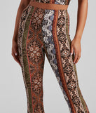 Boho Dreamer Printed Flare Pants provides a stylish start to creating your best summer outfits of the season with on-trend details for 2023!