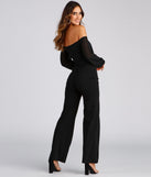 Mesmerizing Off-The-Shoulder Jumpsuit provides a stylish start to creating your best summer outfits of the season with on-trend details for 2023!