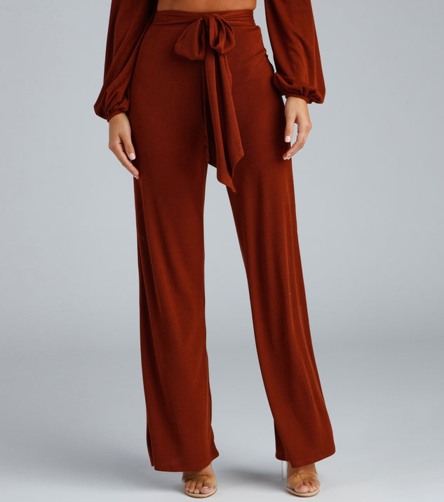 Tied Together Wide Leg Pants provides a stylish start to creating your best summer outfits of the season with on-trend details for 2023!