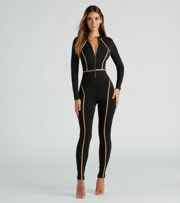 Effortless Trendsetter Ribbed Knit Jumpsuit provides a stylish start to creating your best summer outfits of the season with on-trend details for 2023!