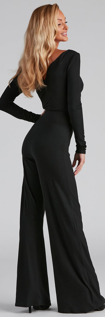 Stylish Affair O-Ring Wide Leg Jumpsuit provides a stylish start to creating your best summer outfits of the season with on-trend details for 2023!