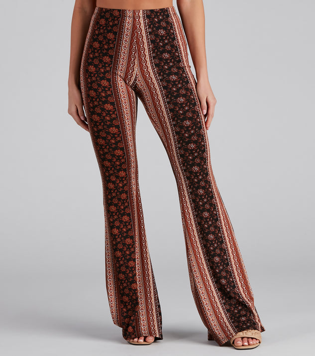Bohemian Flair Printed Pants is a trendy pick to create 2023 festival outfits, festival dresses, outfits for concerts or raves, and complete your best party outfits!