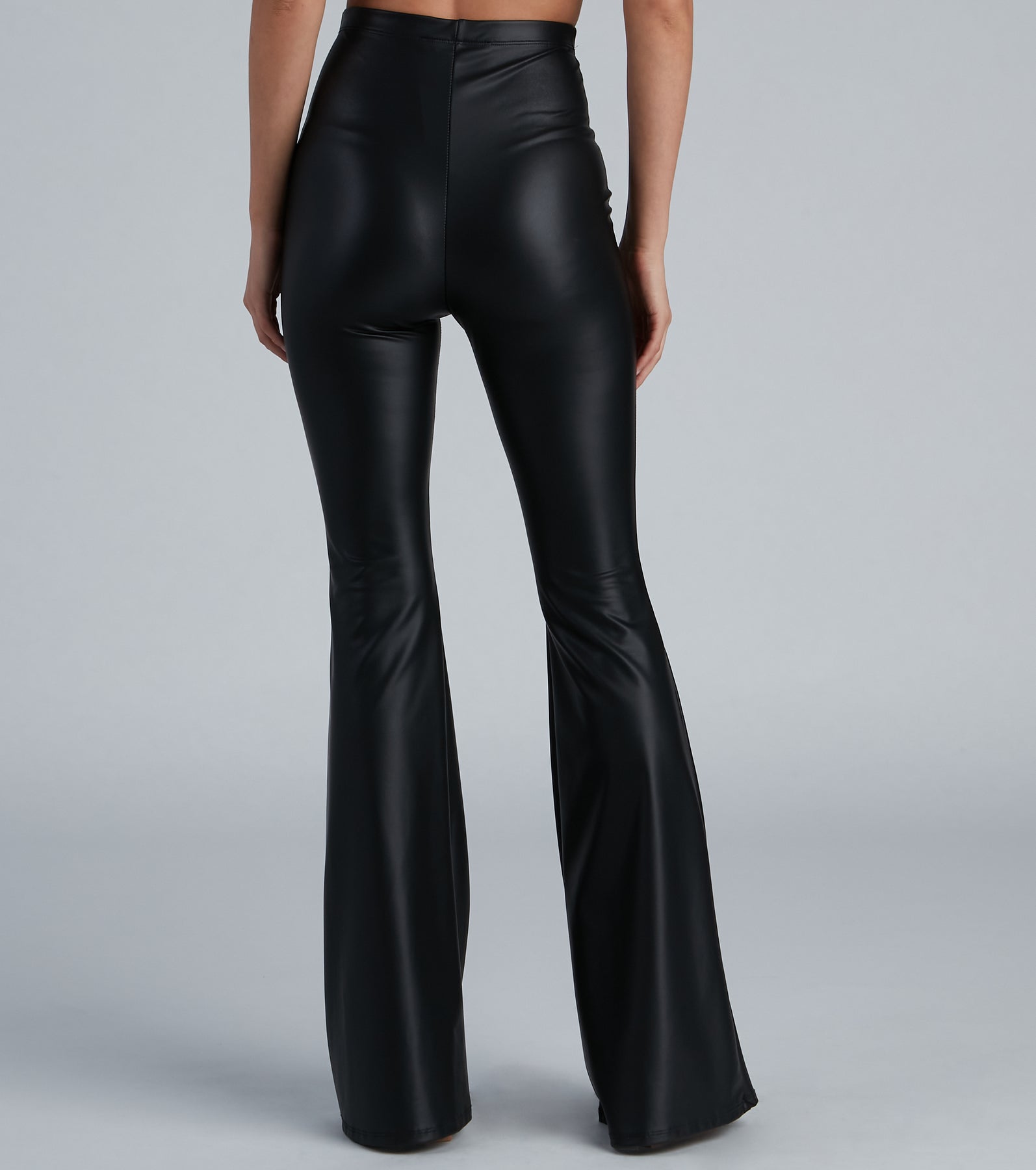 Flare For You Faux Leather Pants & Windsor