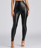 So Sleek Faux Leather Leggings provides a stylish start to creating your best summer outfits of the season with on-trend details for 2023!