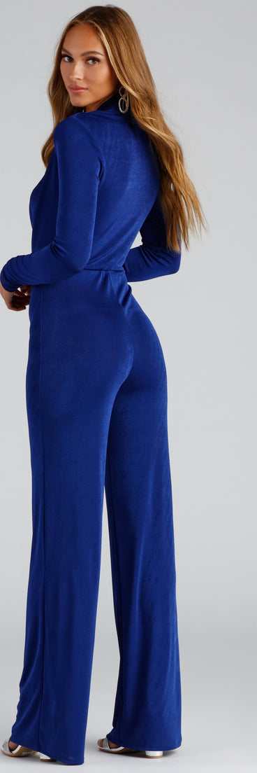 Fashion Cowl Plunge Slinky Knit Jumpsuit provides a stylish start to creating your best summer outfits of the season with on-trend details for 2023!