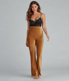Trendy Luxe Velvet Flare Pants provides a stylish start to creating your best summer outfits of the season with on-trend details for 2023!