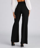 Pretty Preppy Twill Wide Leg Pants provides a stylish start to creating your best summer outfits of the season with on-trend details for 2023!