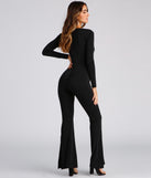 Bring The Flare Long Sleeve Jumpsuit provides a stylish start to creating your best summer outfits of the season with on-trend details for 2023!