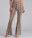 Snake Vibes Flare Pant is a trendy pick to create 2023 festival outfits, festival dresses, outfits for concerts or raves, and complete your best party outfits!