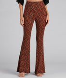 Chevron Chills Flare Pants is a trendy pick to create 2023 festival outfits, festival dresses, outfits for concerts or raves, and complete your best party outfits!