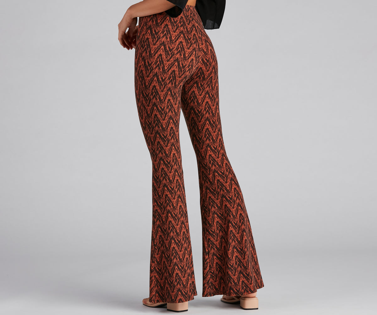 Chevron Chills Flare Pants & Windsor