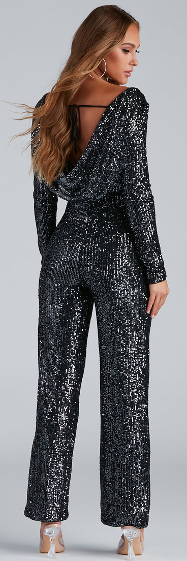 Set The Spark Sequin Jumpsuit provides a stylish start to creating your best summer outfits of the season with on-trend details for 2023!
