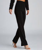 High Waist Flared Crepe Pants provides a stylish start to creating your best summer outfits of the season with on-trend details for 2023!