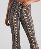 Wander Spirit Lace-Up Flare Pants provides a stylish start to creating your best summer outfits of the season with on-trend details for 2023!