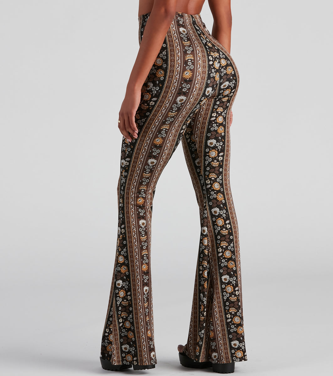 Cute Daisy Flare Pants – The Feral Market