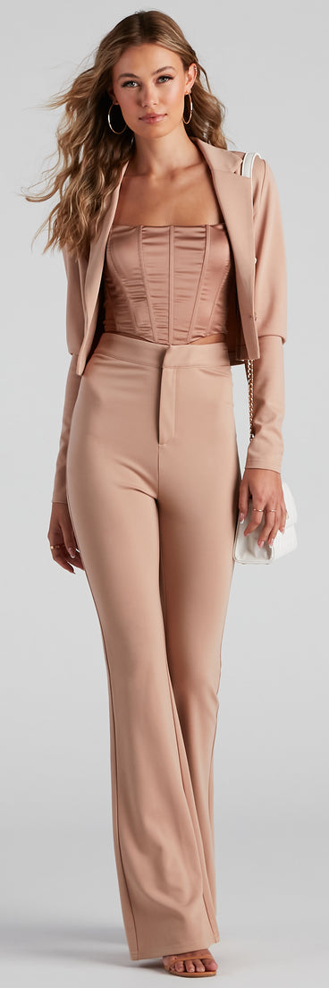 In Office Ponte Flare Trouser Pants provides a stylish start to creating your best summer outfits of the season with on-trend details for 2023!