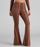 Leopard Spots High Rise Flare Pants is a trendy pick to create 2023 festival outfits, festival dresses, outfits for concerts or raves, and complete your best party outfits!