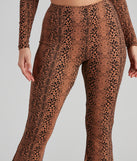 Leopard Spots High Rise Flare Pants provides a stylish start to creating your best summer outfits of the season with on-trend details for 2023!