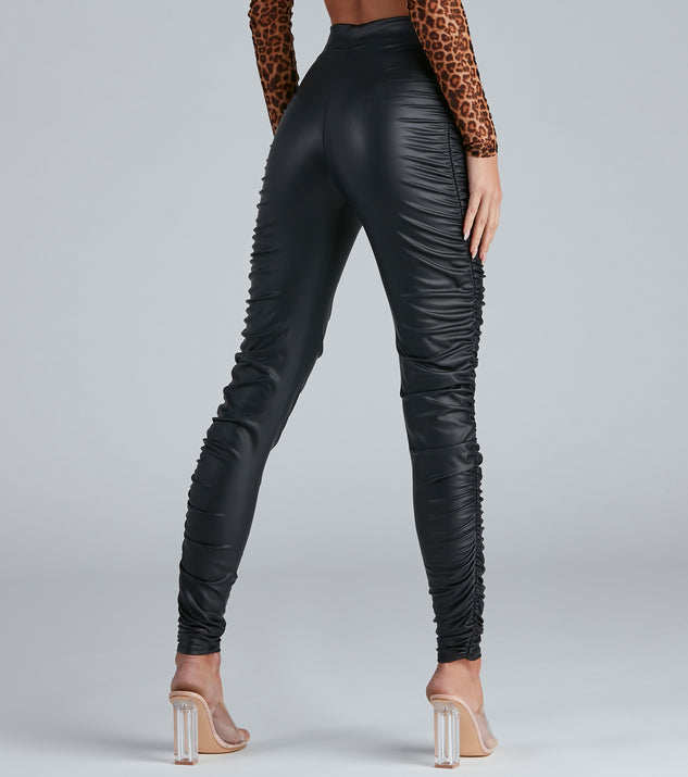 Windsor Faux Patent Leather Leggings