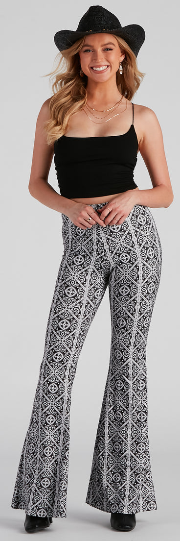 Kaleidoscope Boho Flare Pants provides a stylish start to creating your best summer outfits of the season with on-trend details for 2023!