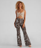 So Wild Zebra Flare Pants provides a stylish start to creating your best summer outfits of the season with on-trend details for 2023!