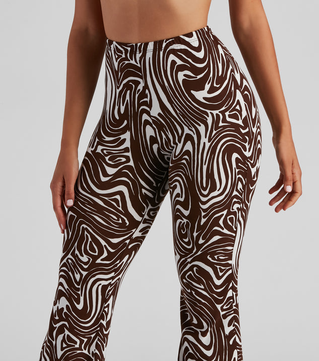 So Wild Zebra Flare Pants | Windsor