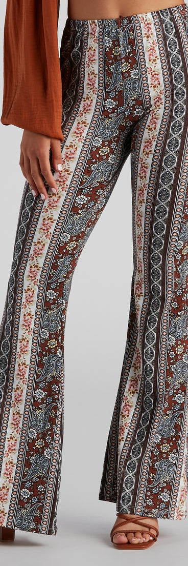 Bohemian Romance Floral Flared Pants is a trendy pick to create 2023 festival outfits, festival dresses, outfits for concerts or raves, and complete your best party outfits!