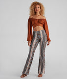 Bohemian Romance Floral Flared Pants provides a stylish start to creating your best summer outfits of the season with on-trend details for 2023!