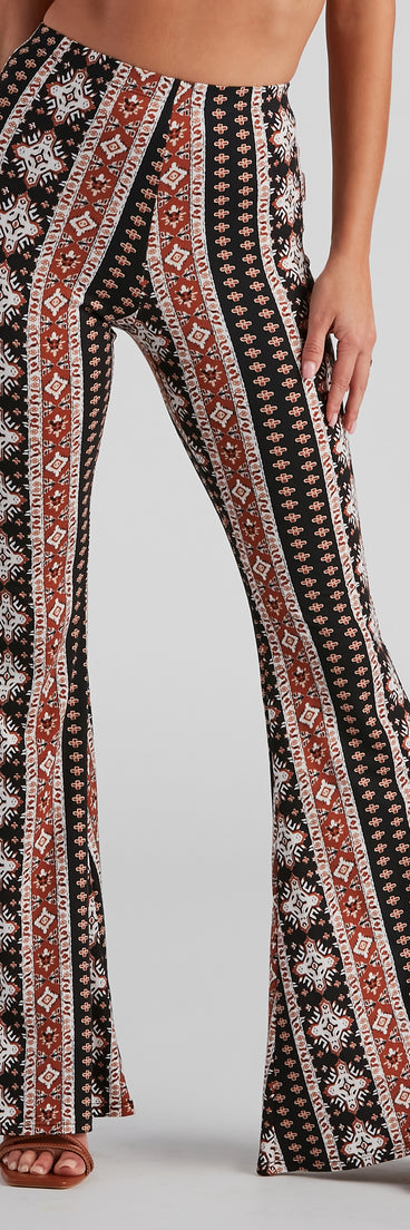 Faraway Lands Boho Flare Pants provides a stylish start to creating your best summer outfits of the season with on-trend details for 2023!