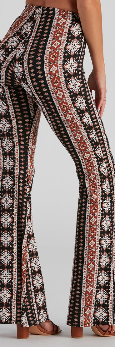 Faraway Lands Boho Flare Pants provides a stylish start to creating your best summer outfits of the season with on-trend details for 2023!