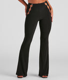 Hidden Gem High Rise Flare Pants provides a stylish start to creating your best summer outfits of the season with on-trend details for 2023!