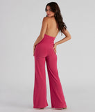 Go With The Flow Halter Jumpsuit provides a stylish start to creating your best summer outfits of the season with on-trend details for 2023!
