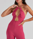 Go With The Flow Halter Jumpsuit provides a stylish start to creating your best summer outfits of the season with on-trend details for 2023!