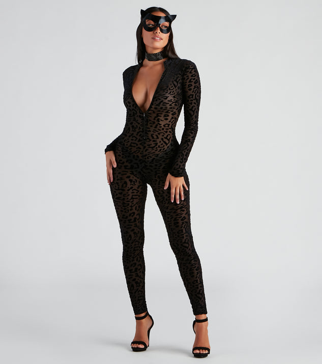 Sexy Leopard Mesh Catsuit provides a stylish start to creating your best summer outfits of the season with on-trend details for 2023!