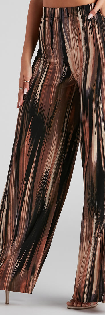 It-Girl Status Printed Pants provides a stylish start to creating your best summer outfits of the season with on-trend details for 2023!