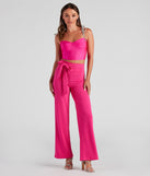 Style Game Crepe Tie Waist Pants provides a stylish start to creating your best summer outfits of the season with on-trend details for 2023!