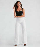 All The Class Crepe Wide Leg Pants provides a stylish start to creating your best summer outfits of the season with on-trend details for 2023!
