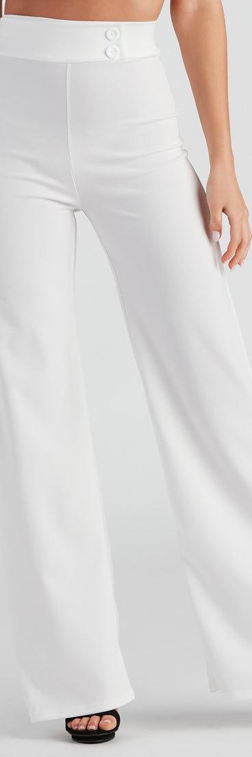 All The Class Crepe Wide Leg Pants provides a stylish start to creating your best summer outfits of the season with on-trend details for 2023!