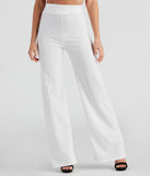 All The Class Crepe Wide Leg Pants provides a stylish start to creating your best summer outfits of the season with on-trend details for 2023!