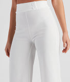 All The Class Crepe Wide Leg Pants provides a stylish start to creating your best summer outfits of the season with on-trend details for 2023!