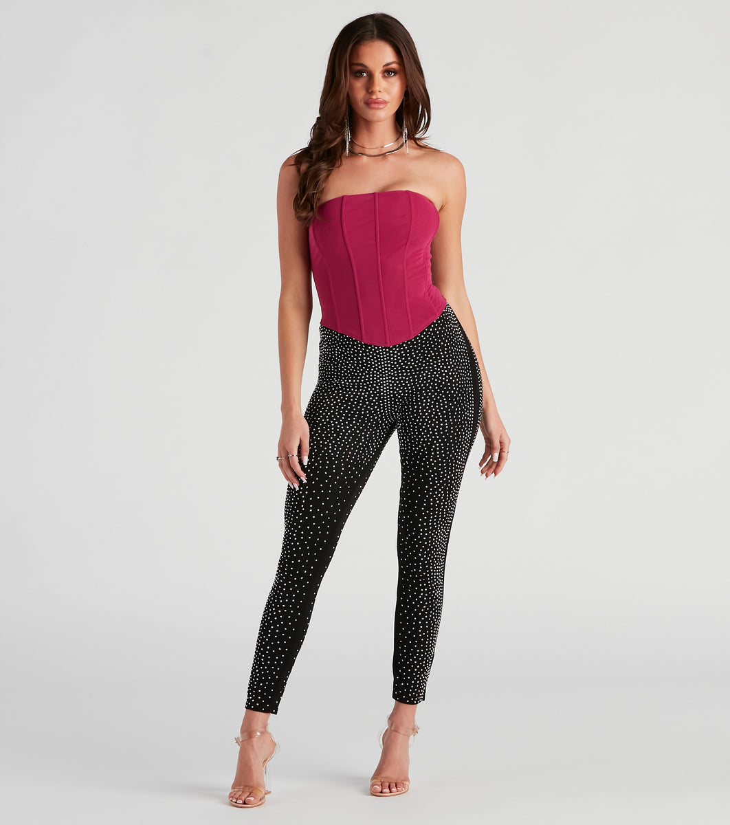 On The Dance Floor Rhinestone Leggings & Windsor