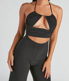 Head Over Heels Cutout Jumpsuit provides a stylish start to creating your best summer outfits of the season with on-trend details for 2023!