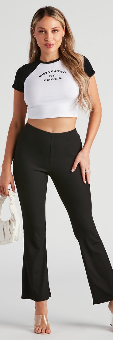 Casual Days Ribbed Knit Pants provides a stylish start to creating your best summer outfits of the season with on-trend details for 2023!