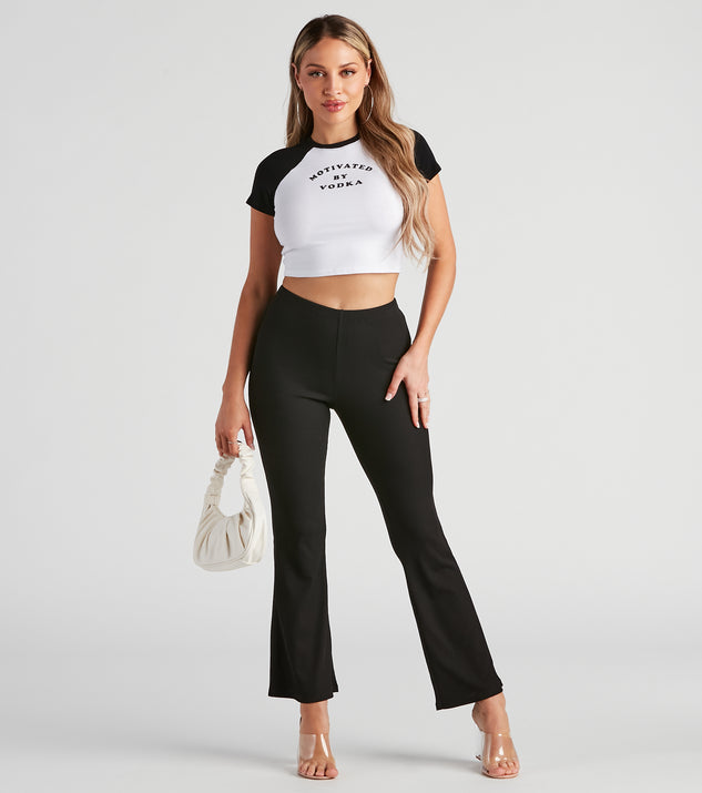 Casual Days Ribbed Knit Pants provides a stylish start to creating your best summer outfits of the season with on-trend details for 2023!