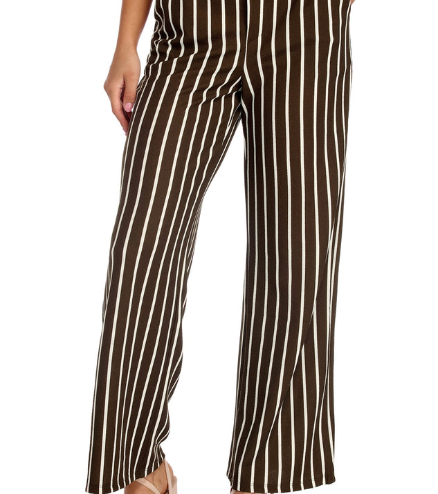 You’ll look stunning in the You See Stripe Through Me Pants when paired with its matching separate to create a glam clothing set perfect for parties, date nights, concert outfits, back-to-school attire, or for any summer event!