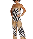 Disco Queen Striped Jumpsuit will help you dress the part in stylish holiday party attire, an outfit for a New Year’s Eve party, & dressy or cocktail attire for any event.