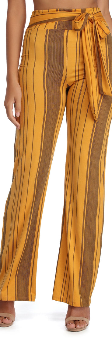 Hourglass Striped Pants