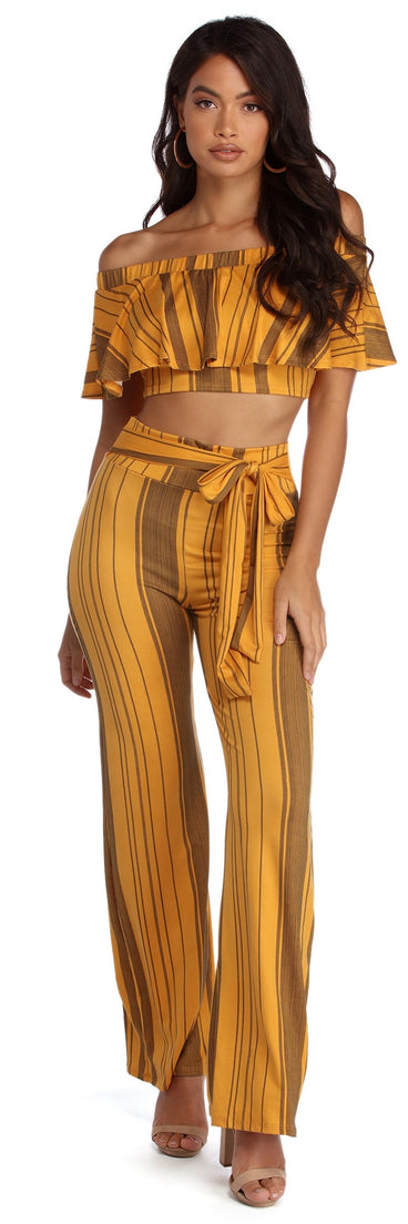 Hourglass Striped Pants